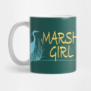 Marsh Girl (light blue & yellow) Mug